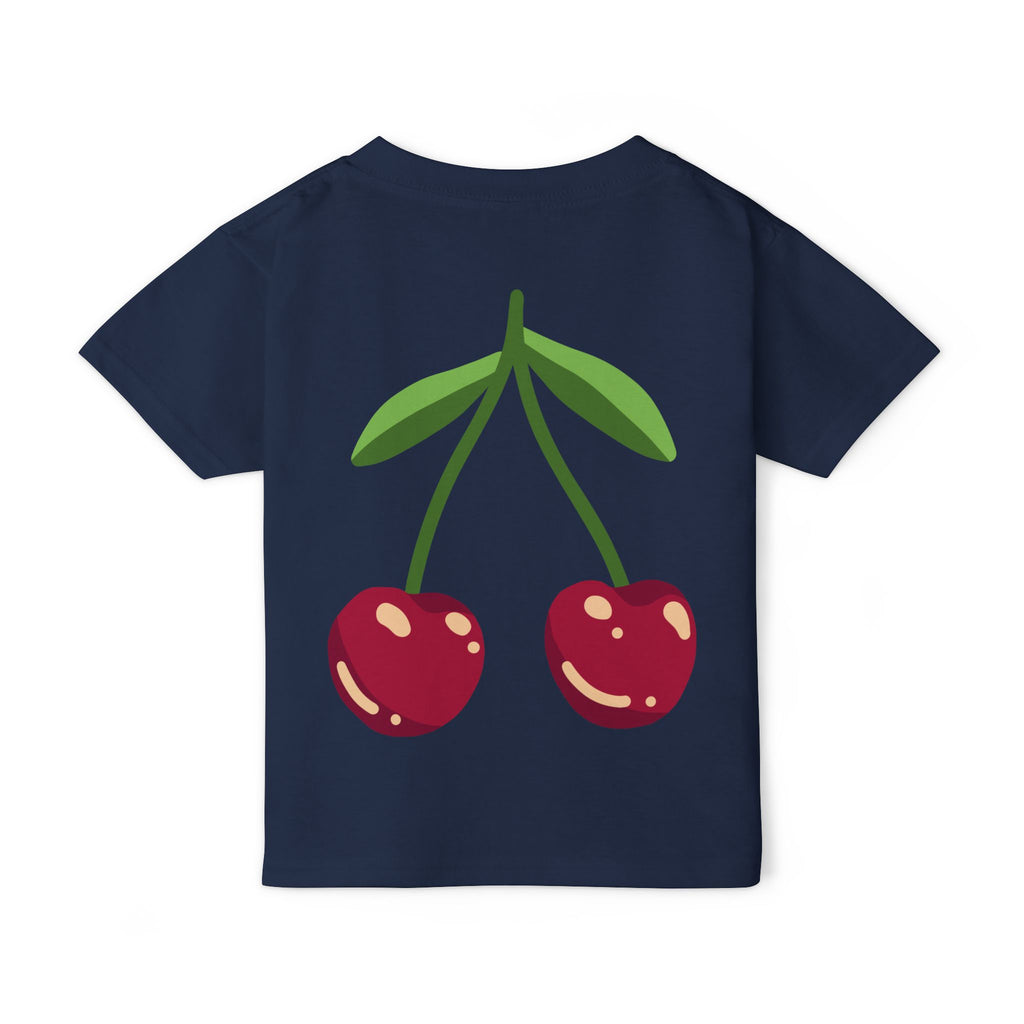 Kleinkind-T-Shirt – „ma chérie“ Niedliches Kirschmotiv