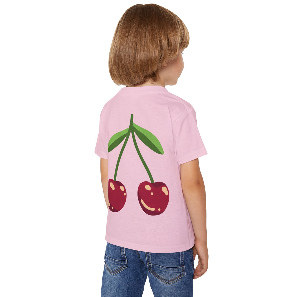 Kleinkind-T-Shirt – „ma chérie“ Niedliches Kirschmotiv