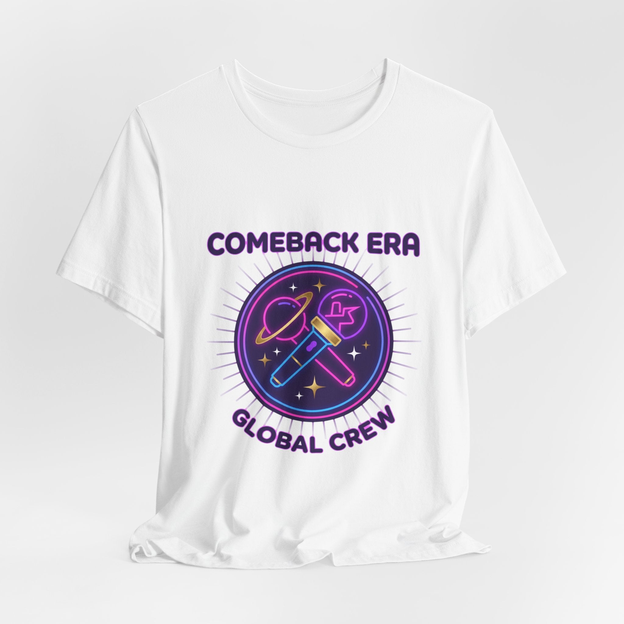 Comeback Era Lightstick T-Shirt | K-Pop Stan, Purple Era Fanchant Shirt