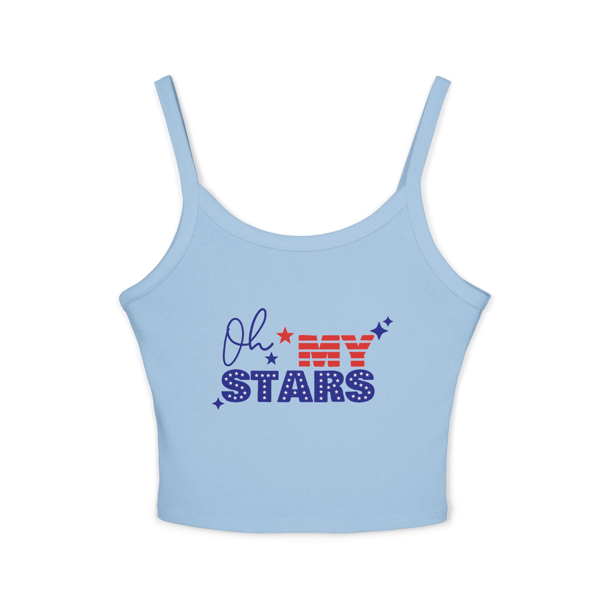 Oh My Stars Tanktop | Patriotischer USA-Flaggen-Schriftzug, Vierter Juli