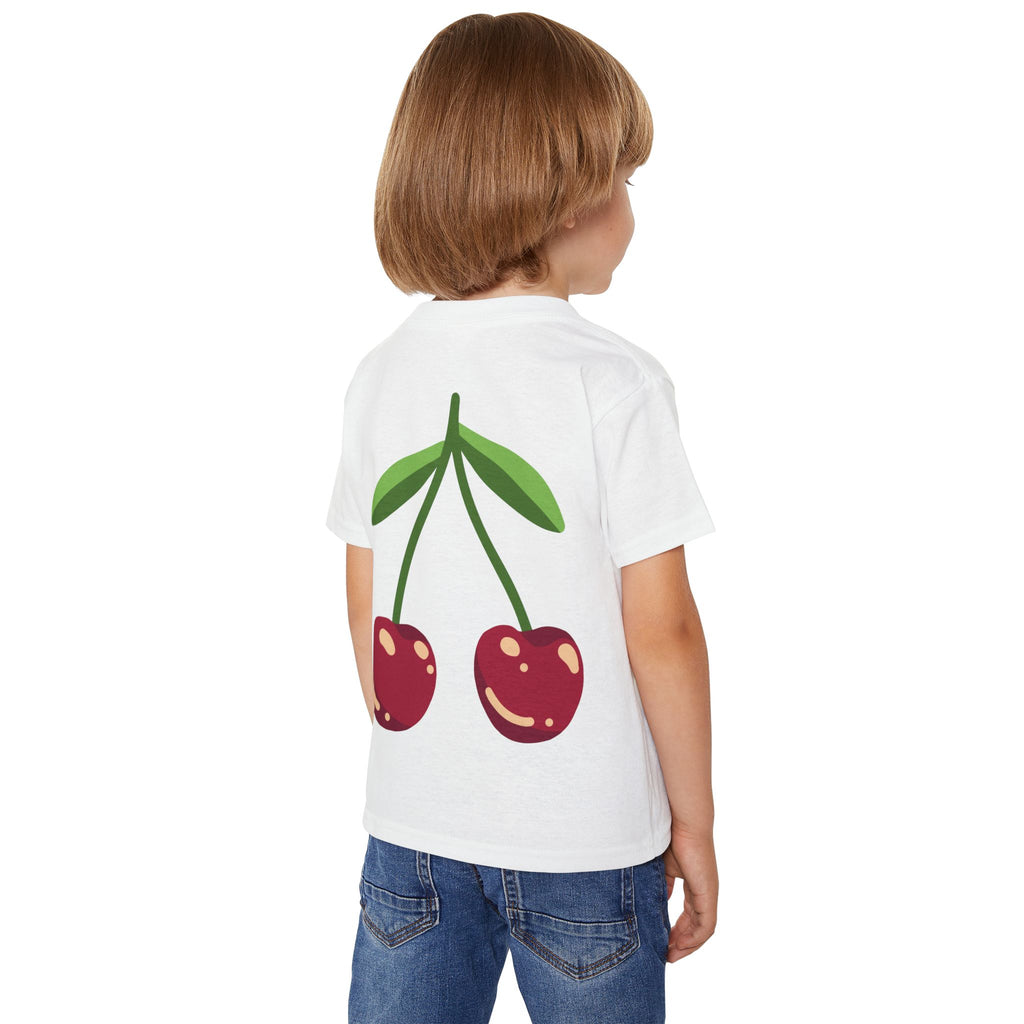 Kleinkind-T-Shirt – „ma chérie“ Niedliches Kirschmotiv