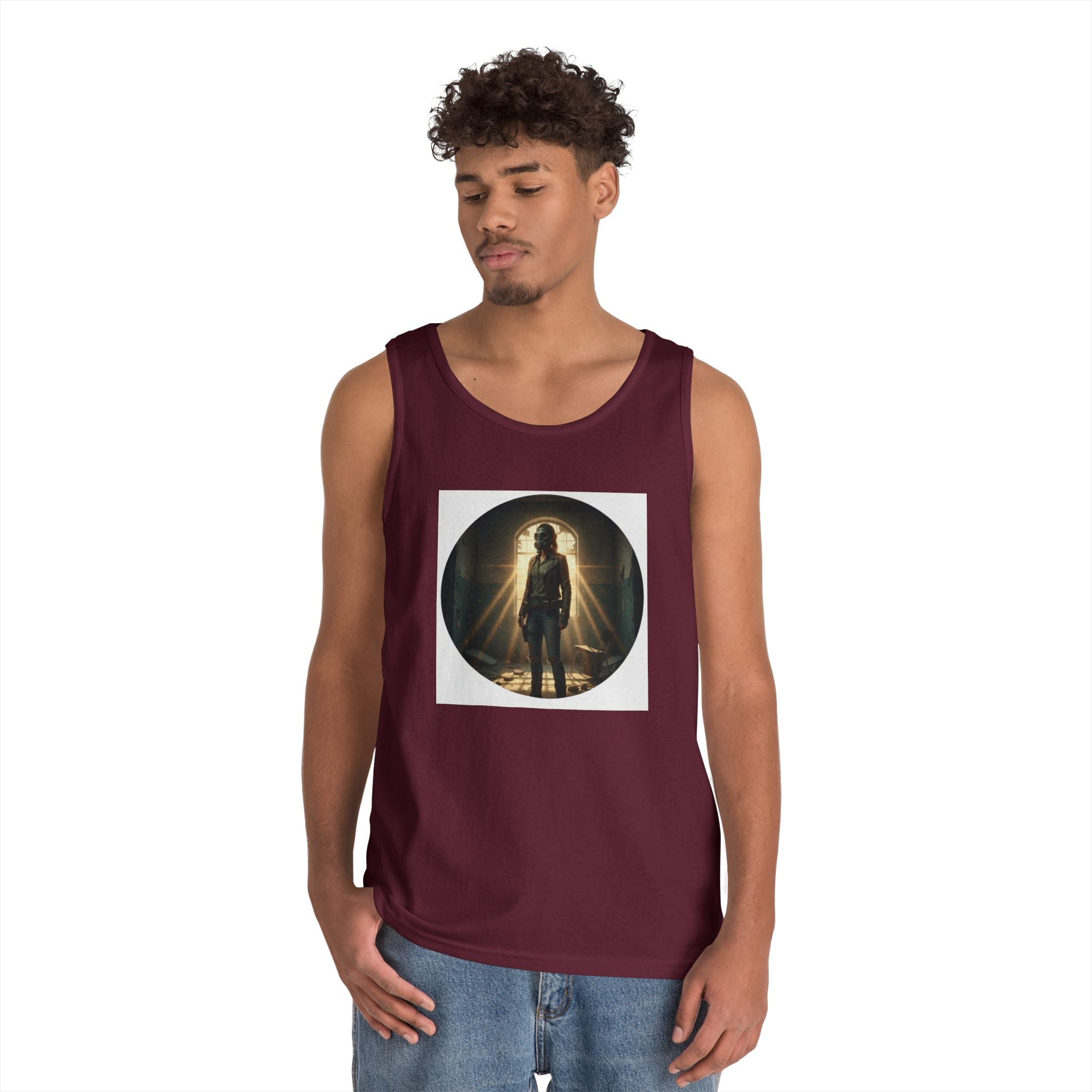 Tanktop — Vintage-Tanktop mit mythischem Abenteuer-Artwork