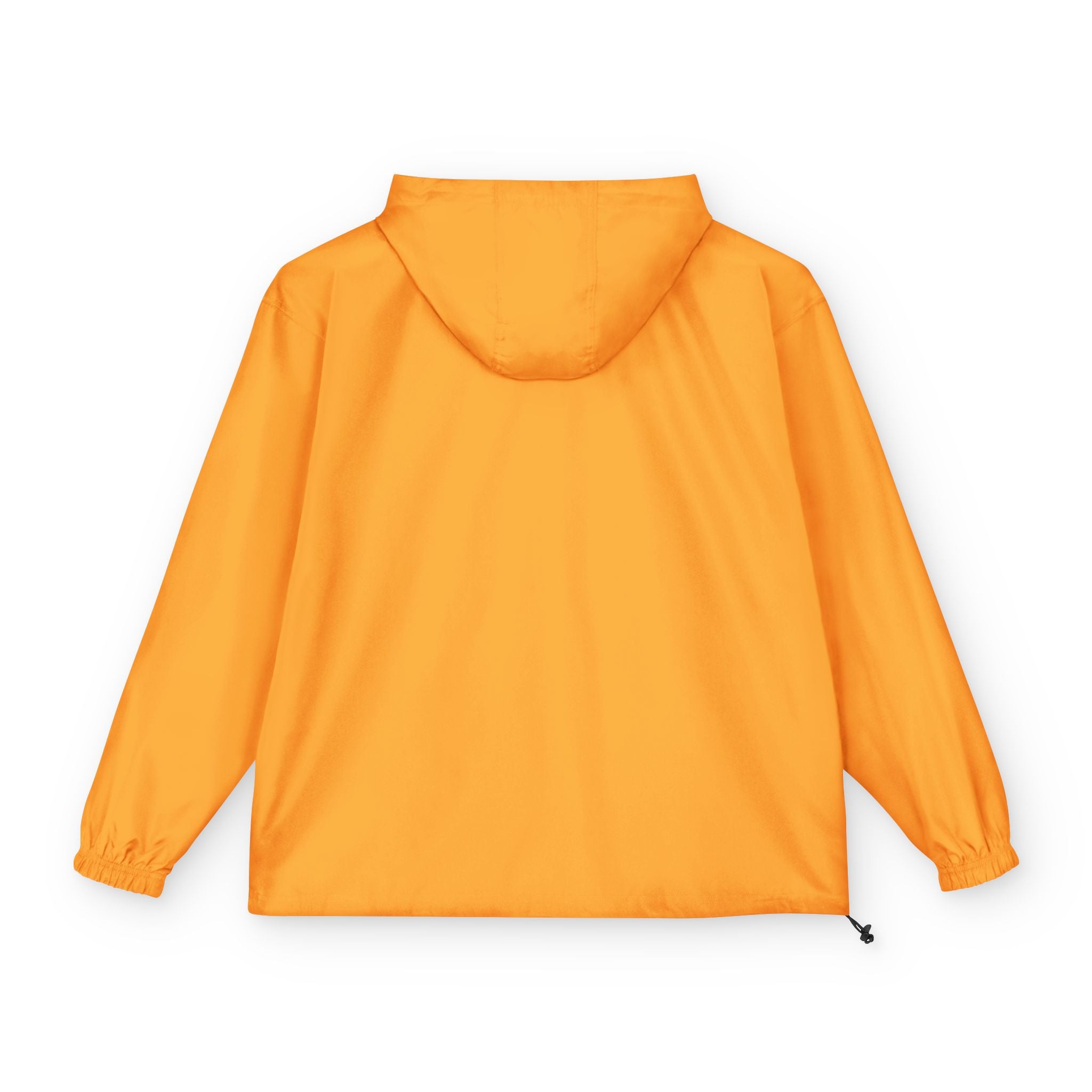 Minimal Logo Anorak Jacket | Black Packable Windbreaker