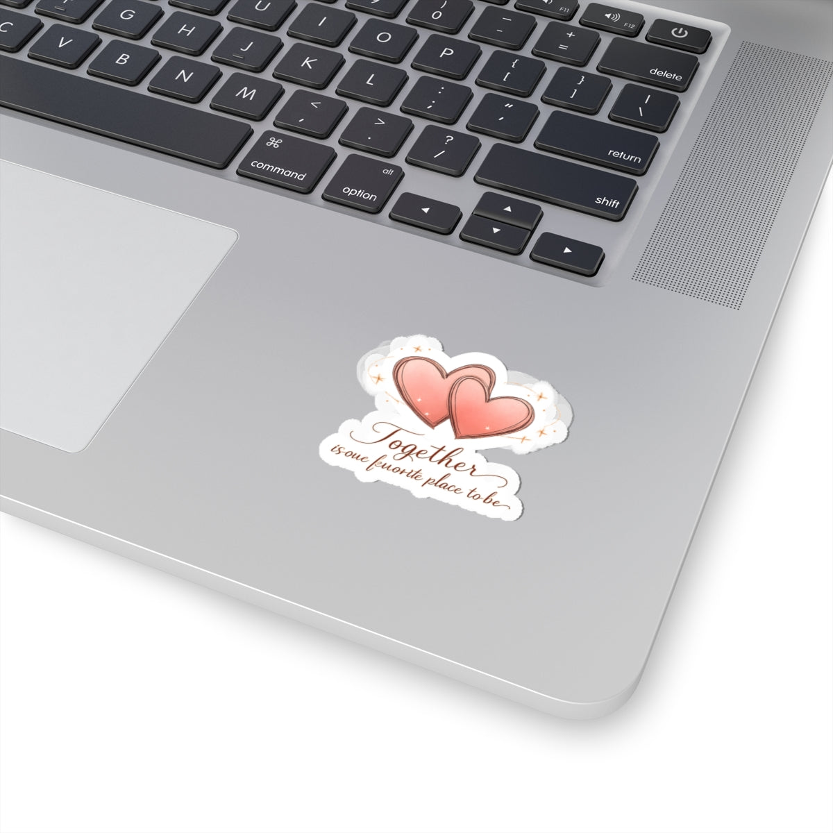 Together heart design Stickers | date night at home, cozy couple