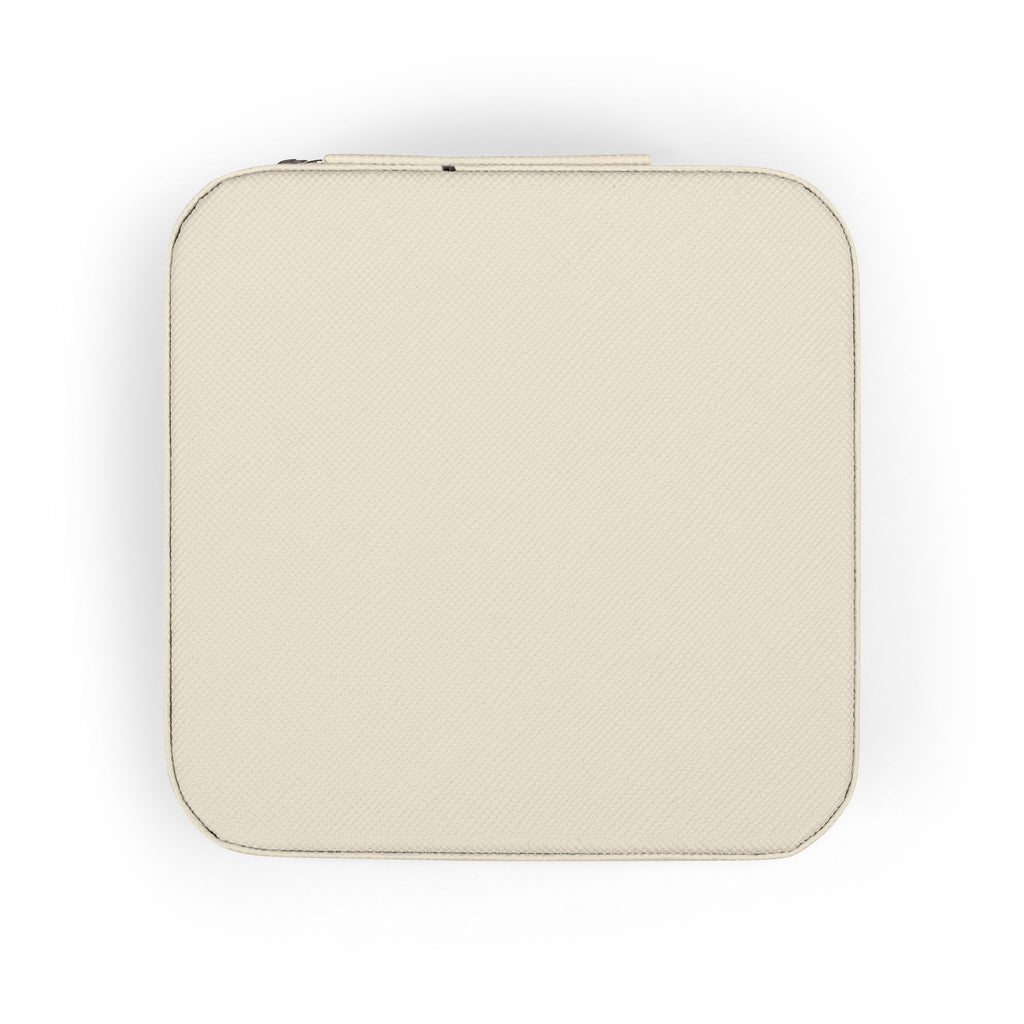 Travel Jewelry Case — Compact Pink Travel Jewelry Organizer with Ring & Earring Compartments