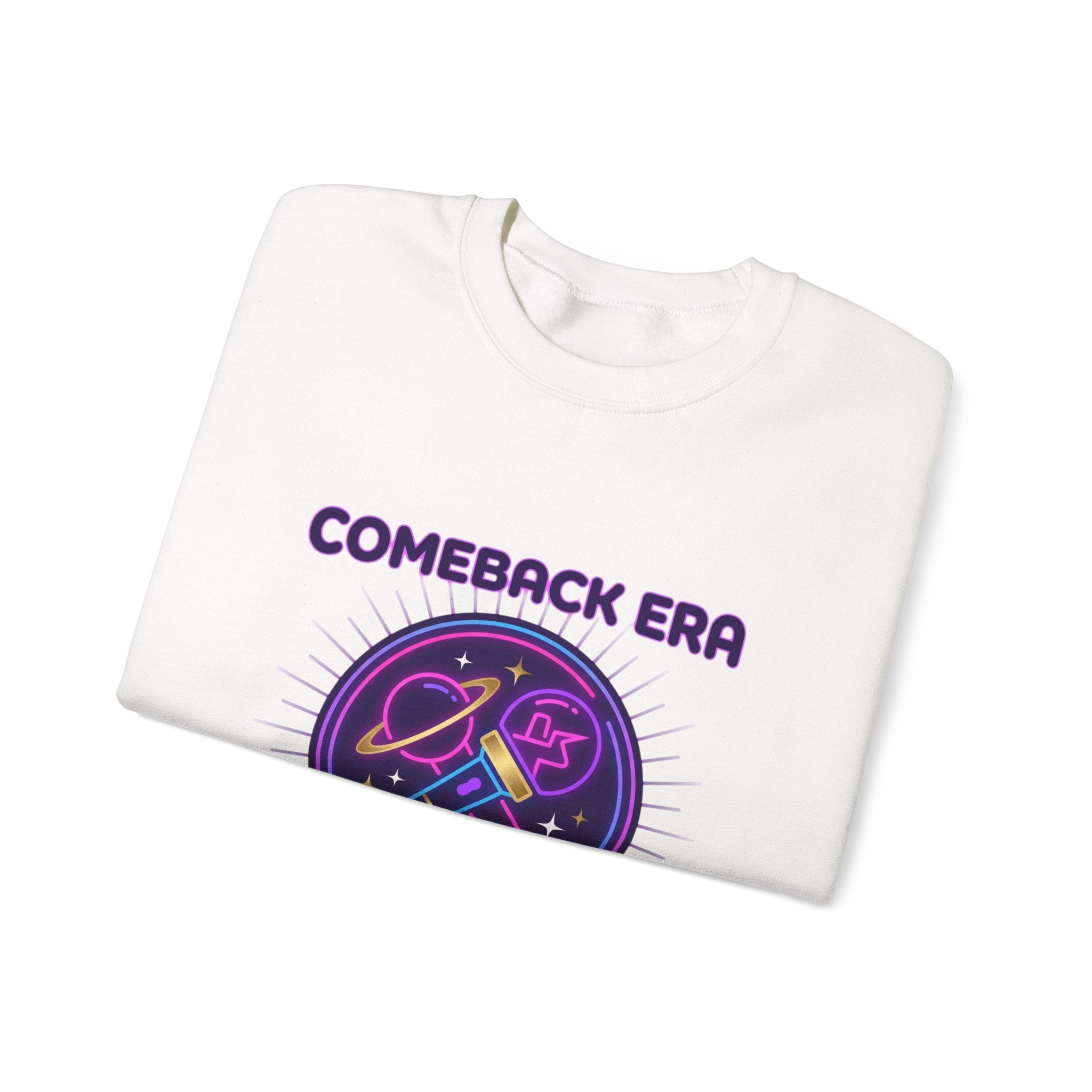 Comeback Era Global Crewneck | K-pop comeback, fan chant, purple era